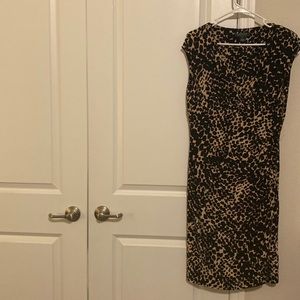 Ralph Lauren cream/black dress short sleeve